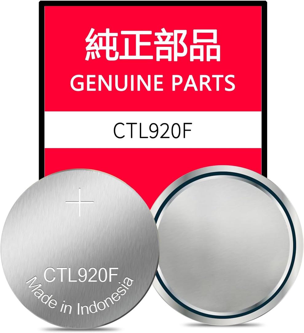 ASDAWN CTL920F Battery for Casio Edifice Watch/Solar Waveceptor Models, Solar Rechargeable Battery for Panasonic CTL920 Watch Replacement