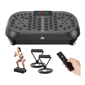 Vibration Plate Exercise Machine - CrazyFeb Vibration Plate for Lymphatic Drainage, Whole Body Vibrating Plate Exercise Machine - Waver Vibration Plate High-Intensity Fitness Equipment for Weight Loss