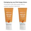 Amazon Basics Exfoliating Apricot Face Scrub, Oil-Free Facial Cleanser with Natural Exfoliants, 6 fl oz (Previously Solimo)