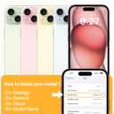 andobil for iPhone 15 Case [360 Ring Stand] [Compatible with Magsafe] Military Drop Protection Non-Yellowing Magnetic iPhone 15 Slim Thin Phone Case for Men Women - Ultra Clear, 6.1 Inches