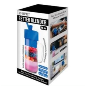 Better Blender Turbo Power USB Rechargeable 16 Oz
