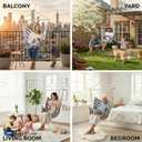 ADVOKAIR Hammock Chair Swing, Heavy-Duty Hanging Rope Swing Seat Supports 500 Lbs, Ideal for Outdoor Patio, Backyard, Porch, Deck & Indoor Bedroom Use