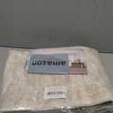 Long Bathroom Rugs Runner - Washable Runner Rugs for Hallway 2x10, Ultra-Thin Soft Kitchen Carpet Runner, Anti Slip Backing Runner Rugs for Entrance, Bedroom, Living Room(2'x10', Beige/Ivory)