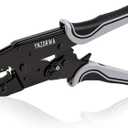 Crimping Tool for Heat Shrink Connectors, Upgraded Wire Crimper Tool, Ratcheting Wire Terminal Crimper - Crimping Pliers - Ratchet Terminal Crimper for 10 to 22 AWG Wire