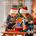 The Latest Cool and Magical Flying Toy, Combining AI Motion Control Technology with Contact Sensing System, Make it Become Bounce & Flip & Flight Toys, Fully unleashing Your Creativity. (Blue)