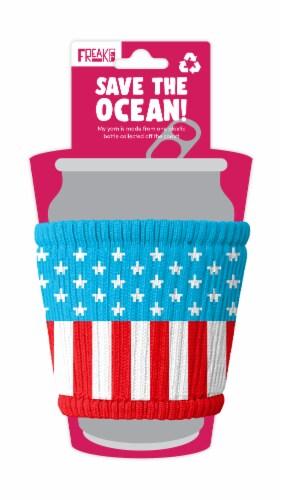 HotSok Coffee & Tea Reusable Insulated Neoprene Cup Sleeve (Patriotic Patchwork)