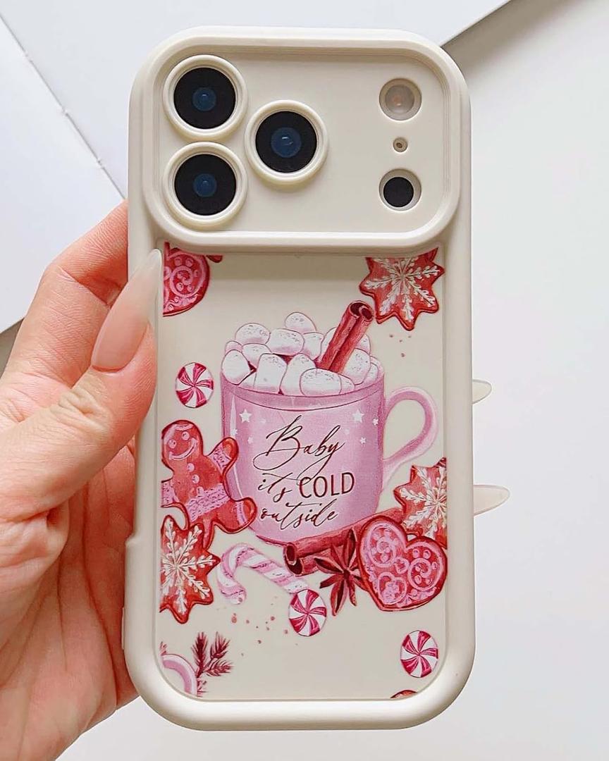 for iPhone 17 Pro Case (Military Grade Drop Protection) Christmas Phone Case Gifts TPU Shockproof Phone Cover SDNT-17Pro
