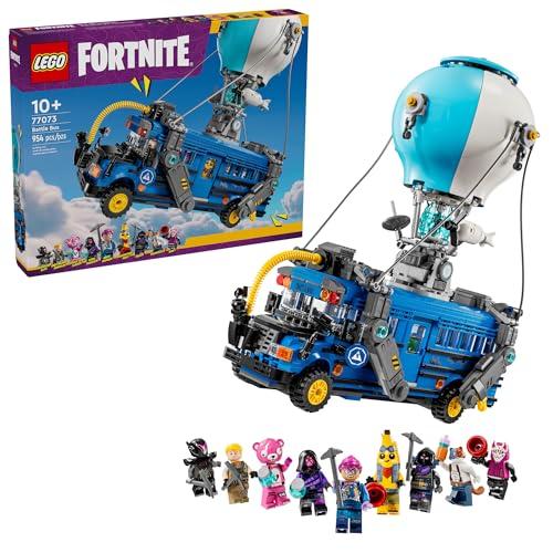 LEGO Fortnite Battle Bus Building Toy - Collectible Fortnite Toy for Kids, Boys & Girls, Ages 10+ - Pretend Play Set with 9 Minifigures from Video Game - Gift for Birthdays - 77073