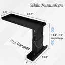 Ladder Extender Pro, Ladder Stabilizer High Strength, Ladder Leveler 13.4-19 Adjustable Height Range for Single and Extension Ladders