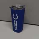 Rico Industries NFL Football Indianapolis Colts 18oz Soft Touch, Easy Grip Tumbler