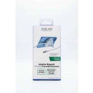 ZGear Adaptive Magnetic Wireless Pad with Kickstand, 15W Fast Wireless Charger for iPhone 12 and Newer Models