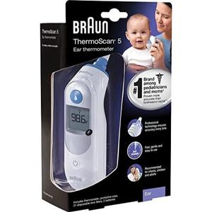 Braun ThermoScan Tympanic Ear Thermometer Digital Display 32878506015 1 Each