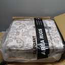 WITSHOCK Living Room Area Rugs 9x12: Soft Non-Slip Backing Washable Rugs Vintage Large Carpet for Bedroom Office Dining Room Kitchen Stain Resistant Home Decor Rug