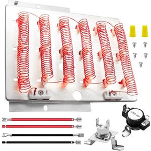 ADE3SRGS175TW01 ADE3SRGS173TW01 ADE4BRGS175TW01 ADE3LRGS171TW01 ADE3SRGS177TW01 ADE4BRGS171TW01 ADE6HRYS177TW01 ADEE9RGS175TW01 Dryer Heating Element Kit Fit for Speed-queen/Al-liance Dryers