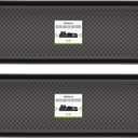 Matace 2 Pack Rubber Extra Large Shoe Tray for Entryway,Long Boot Tray,Slim Boot Mat for Indoor and Outdoor Use,16x55 in, Rectangular