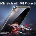 SMARTDEVIL 2PACK for iPhone 16 Pro Privacy Screen Protector Anti-Glare Tempered Glass [True 28Anti Spy] [9H Hardness] [Auto Dust-Elimination Install] [Bubble Free]