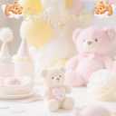 Baby Shower Banner, Oh My Baby Banner Sign for Backdrop Decorations Cute Bear Welcome Garlands for Party Decor