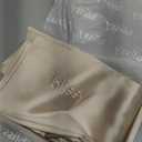 Blissy Silk Pillowcase - 100% Pure Mulberry Silk - 22 Momme 6A High-Grade Fibers - Silk Pillow Cover for Hair & Skin - Regular, Queen & King (Champagne, Queen)