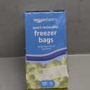 Amazon Basics Reclosable Freezer Quart Bags, BPA Free, 120 Count (Previously Solimo)