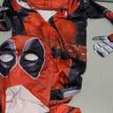 PatLoom 3D Print Bodysuit Heroes Jumpsuit Outfits for Halloween Cosplay Costumes with Headwear for Kids Boys Girls Christmas