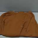 Belle Poque Women Vintage Pleated Skirt with Pockets A Line Midi High Elastic Waist Flared Skirt for Office Daily (Brown)