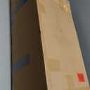 Corner Bookshelf 4 Tier Corner Deformable Book Shelf L Shaped Adjustable Bookcase Display Book Shelf Office Shelves Vintage Wooden Bookshelves for Living Room Bedroom Study Office Brown