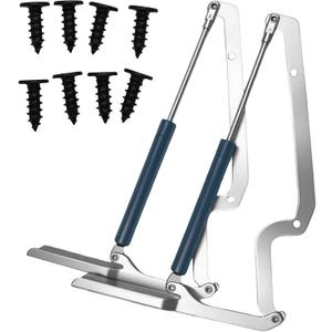 2 Pack Keter Deck Box Hinge Replacement for Keter Outdoor Storage Box Replacement Hinges Including Screws