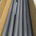 3 Panels Safety Barricade 5.8FT Foldable Security Sign Barrier Gate with Heavy Duty PVC Frame High Visibility Caution Symbol Crowd Control Restricted Area Pedestrian Barricade Traffic Fence Black