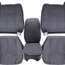 GXARTS Seat Cover Jump Seat Fit for Chevy Silverado GMC Sierra 2003-2007