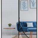 Yotache Reinforced Sewing Magnetic Screen Door Fits Door Size 50 x 80, Screen Size 52" x 81" for Sliding Glass Doors and French Door (Black)