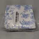 40Pcs Floral Napkins-Blue White Party Supplies Vintage Flower Paper Napkins Tea Party Decorations for Birthday,Baby Shower