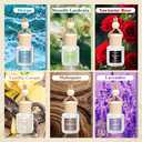 6 Pack Car Air Freshener - Mothers Day Gift for Her, Hanging Air Freshener Essential Oil Diffuser, Romantic Car Scents Cute Auto Decor Birthday Gifts for Women/Men