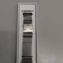 Milanese Loop Band Compatible with Apple Watch Bands Ultra 3/ 2/ 1 49mm 46mm 45mm 44mm for Women Men, Parachute-style Buckle Stainless Steel Metal Mesh Breathable Strap for iWatch Series 11 10 SE 9 8 7 6 5 4