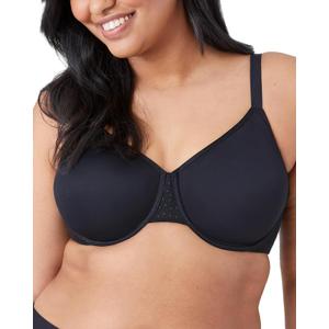 Wacoal Women's Back Appeal Minimizer Unlined Underwire Bra (34DDD, Black)