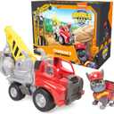 Rubble & Crew, Chargers Crane Grabber Toy Truck with Movable Parts and a Collectible Action Figure, Kids Toys for Ages 3 and Up