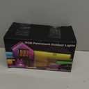 MuliVid 150Ft Permanent Outdoor Lights,Smart RGB Outdoor Lights with Remote APP Control, IP67 Waterproof Outside Light for House for Christmas, Halloween, Holiday, Party, Daily