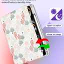 Kidcube for iPad Pro 11 Inch Case M4 2024 5th Generation - for Women Girls Cute Folio Cover with Pencil Holder Girly Cactus Unique Design Rotating Stand Teens for iPad Pro 11'' Case 2024 M4 5th Gen