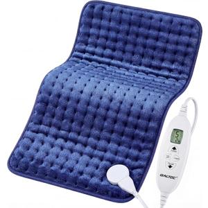 Electric Heating Pad, 2025 Upgraded Dual Mode Controller (Manual and auto Off Mode),Multiple Safety protections, Comfortable Soft, Machine Washable12"x 24" Dark Blue