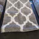 ONLY Bathroom Rugs 24x16, Soft and Absorbent Microfiber Bath Rugs, Non-Slip Shaggy Shower Carpet, Machine Wash Dry, Bath Mats for Bathroom Floor, Tub and Shower, Grey