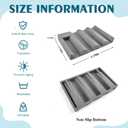 Silicone Soap Dish,Self Draining Soap Holder Perfect for Shower,Bathroom Sink,Kitchen Sink & Travel,Non-Slip Bar Soap Holder Extend Soap Life,Keep Soap Bars Dry & Easy Cleaning Grey-2Pcs