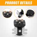 RANSOTO 36V 4 terminal Solenoid Compatible with 1989 - UP EZGO, Club Car DS, Columbia, Yamaha Electric G4 G8 G9 G11 G16 Golf Cart Replaces 20468G1