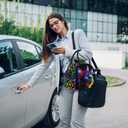 Black Cat Lunch Bag for Woman Reusable Funny Animal Leakproof Insulated Lunch Box Cooler Tote Bag Food Snack Container for Men Woman Adult Work Travel Picnic Cat Lover Gifts