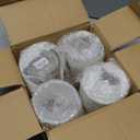 Artland 14oz Double Old Fashion Glass, Set of 4 | Iris Seeded Design, Clear | Drinking Glass for Parties and Everyday Use - Mojito, Whiskey, Cocktail | Glassware & Barware Essentials