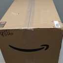 Amazon Basics No-Mess Hooded Cat Litter Box, Standard, Multicolor, 21 in x 16 in x 15 in