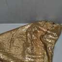 PartyDelight Gold Sequin Tablecloth 60"X102" Rectangle Sparkly Table Cloth for Wedding Party Decorations