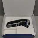 Philips Norelco Shaver 3900 Series, Wet and Dry Electric Shaver, P-Cap, Travel Pouch, Charging Stand, Storm Blue, Model S3341/92 (Silver New)