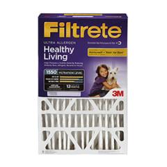 Filtrete MPR 1550 DP AC Furnace Air Filter Allergen, Bacteria & Virus, 20x25x4SlimFit, 1 Count