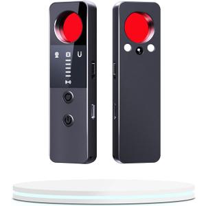 7-1 Hidden Camera Detectors, Bug Detector& Camera Finder,rf Detector, Bug Sweeper, Listening Device Detector in Travel, Car, Office, Hotel, 5 Levels Sensitivity 6 Modes, 60H Working Time;