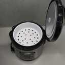 AROMA Digital Rice Cooker, 4-Cup (Uncooked) / 8-Cup (Cooked), Steamer, Grain Cooker, Multicooker, 2 Qt, Stainless Steel Exterior, ARC-914SBD