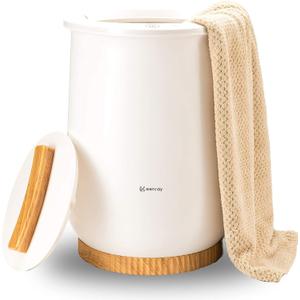 Keenray Towel Warmer, Luxury Towel Warmer Bucket, Large Towel Warmers for Bathroom, Auto Shut Off, Fits Up to Two 40"X70" Oversized Towels, Bathrobes, Blankets, PJ's and More, CL1
